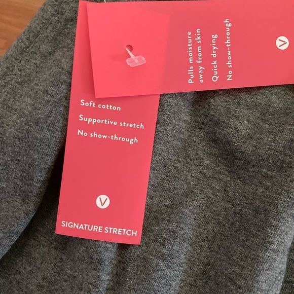 LIVI Grey 2-Layer Knit Short With Wicking 6X 38/40 New With Tags! - Picture 4 of 10